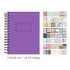 ALBUM SCRAPBOOK A5 INTERIOR IMPRESO 17 X 23 PURPURA SENFORT 1802817