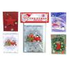 CHRISTMAS ARGU PEQUE�OS TARJETA + SOBRE BOLSA 8U 49488