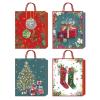 Foto de BOLSA REGALO ARGU NAVIDAD 26*32*10 PTE 12U 49668