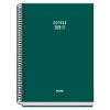 AGENDA ESCOLAR DOHE26 26/27 BASIC COLOUR VIBES TE A5 SV VERDE 52314