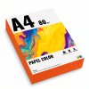 PAPEL A4 COLOR 80 G/M2 PAQUETE 500 HOJAS NARANJA PRYSE 7500502